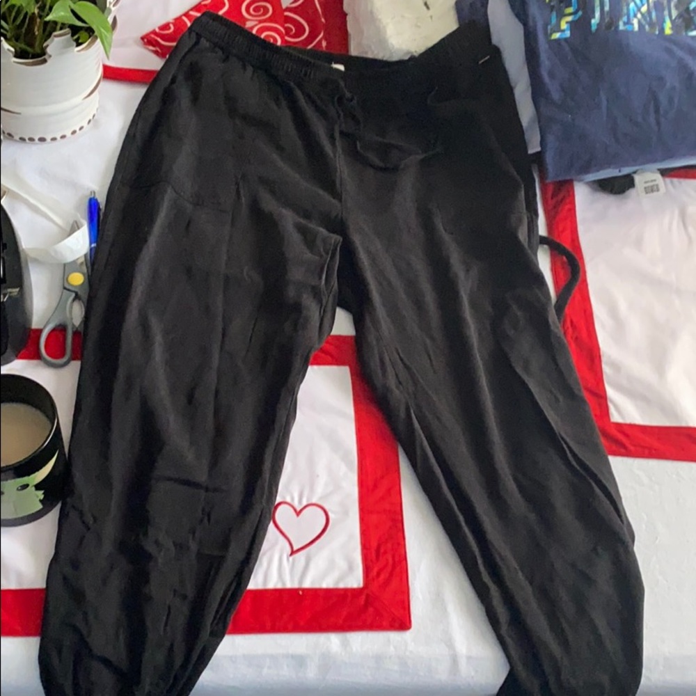 PINK easy woven joggers